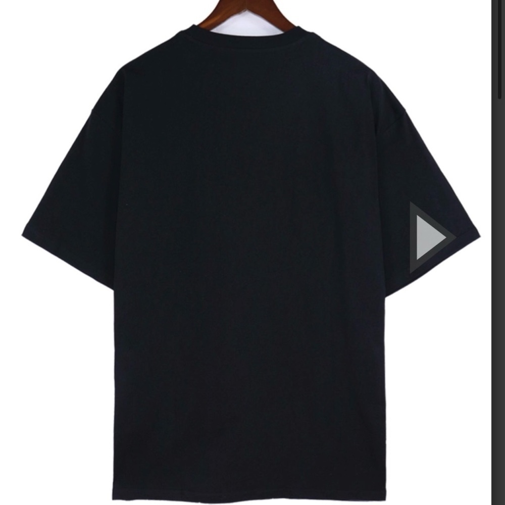 Denim Tears Black T-shirt with Gold Embroidery Size Sm​ - Picture 3 of 7